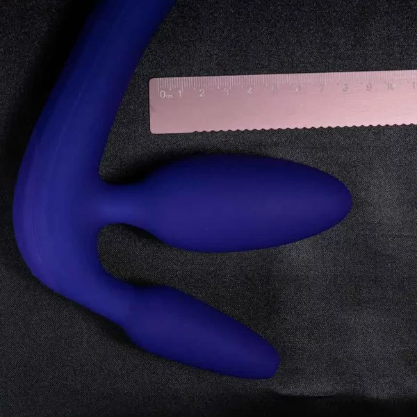 trojitý strap-on vaginální dildo délka 8 cm